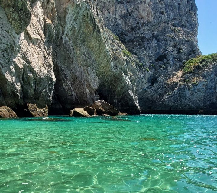 Sesimbra: Secret Bays and Beaches Boat Tour with Snorkeling - Praia da Cova, Ribeiro do Cavalo, and Praia da Mijona: three beach breaks with different moods