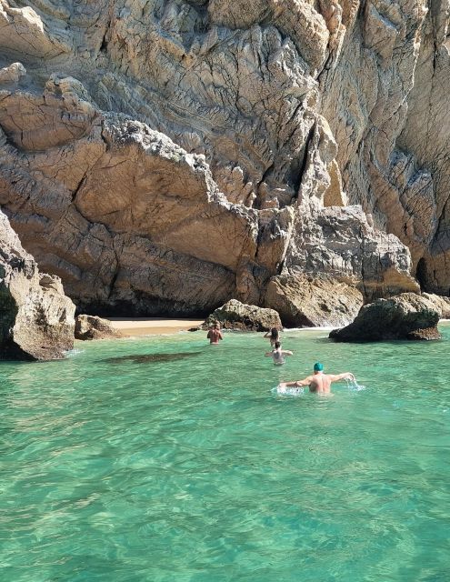 Sesimbra: Secret Bays and Beaches Boat Tour with Snorkeling - Baleeira Bay and Beach: more time, plus wine tasting