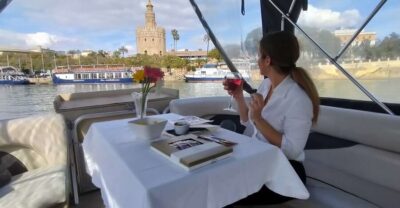 Seville: Exclusive River Boat Tour with Tapas - The One-Hour River Route: La Cartuja to Triana Bridge to Plaza de España