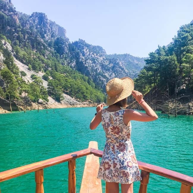Side/Alanya: Green Canyon Boat Trip w/Unlimited Soft Drinks - Fishing Rods, Canoes, and On-the-Water Extras