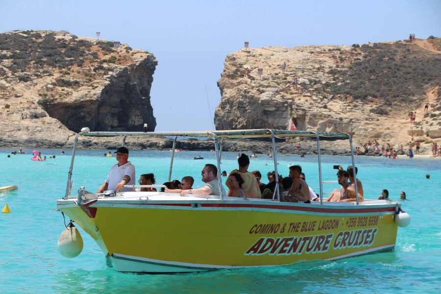 Sliema: Boat Trip to Comino Blue Lagoon, Gozo, and Caves - Key highlights