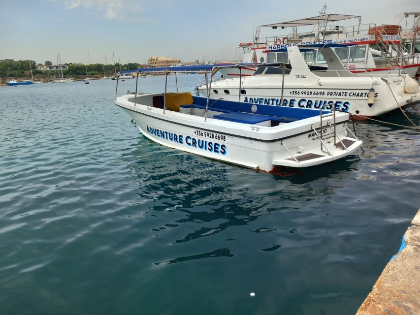 Sliema: Boat Trip to Comino Blue Lagoon, Gozo, and Caves - Comino Blue Lagoon: snorkeling masks, cavey coastline, and real time in the bay