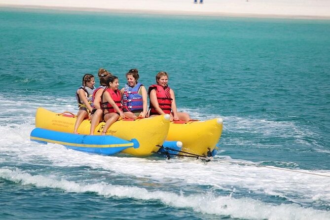 Small-Group Banana Boat Ride at Miramar Beach Destin - Banana Boat Fun on Miramar Beach’s Miramar-Pompano Stretch