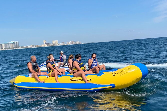 Small-Group Banana Boat Ride at Miramar Beach Destin - Safety and Comfort: Life Vest, Captain Style, and Holding On