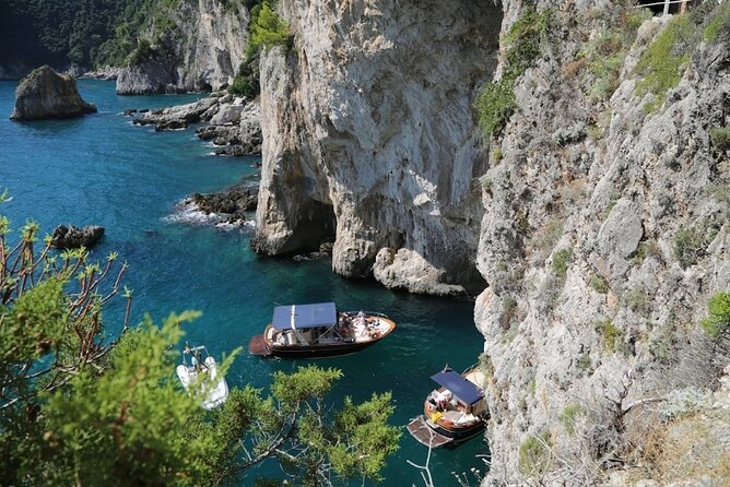 Small Group Boat Tour Capri & Blue Grotto with Swimming Stops - The Sorrento coastline warm-up: Marina Grande and classic sea views