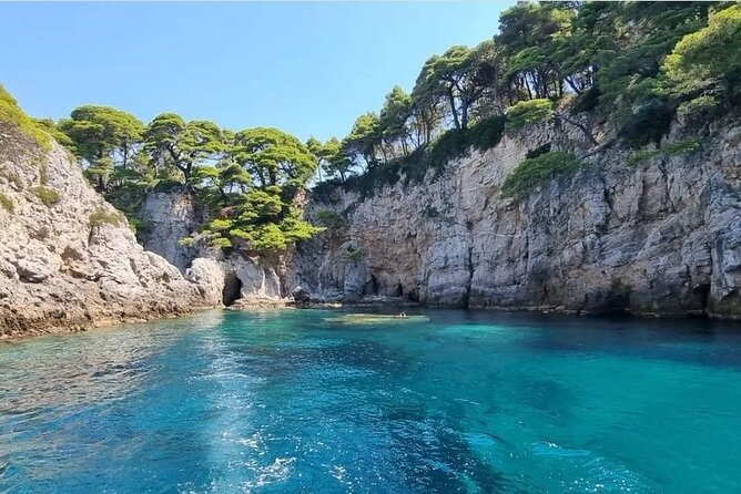 Speed Boat Tour to Elaphiti Caves and Sandy Beach from Dubrovnik - Three caves on Koločep: swimming through connected passageways