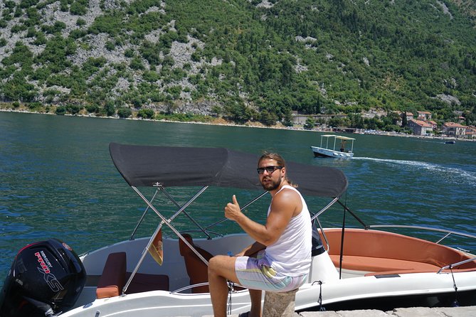 Speed Boat Trip: Kotor Bay attraction , Blue Cave and beach time - Dobrec Beach stop: the decompression zone after the cave