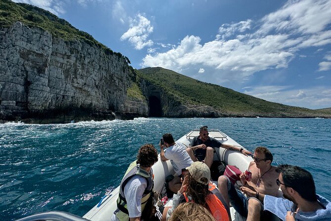 Speed Boat Trip to Karaburun, Haxhi Ali Cave and Sazan Island - Stop 1: Sazan Island’s Beach, Snorkel Chances, and the Military Base Story