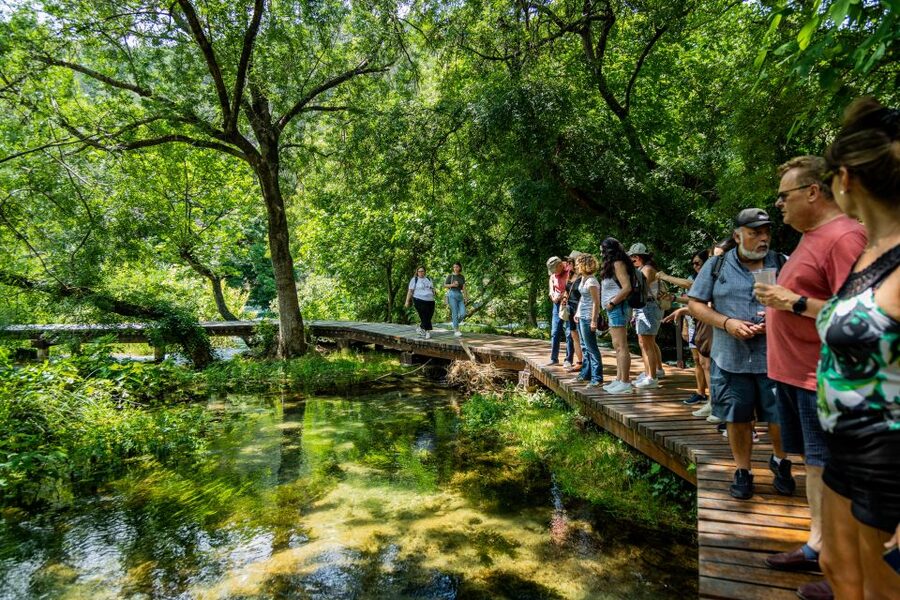 Split: Krka National Park Day Trip with Boat Ride & Swimming - Getting There From Split: AC Coach, Clear Stops, Real Help