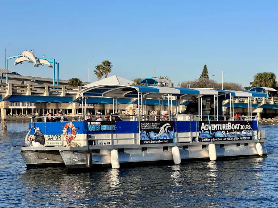 St. Augustine: Sunset Boat Tour with Dolphin Spotting - Nights of Lights (Nov 22–Jan 25, 2025): Holiday Views from the Same Route
