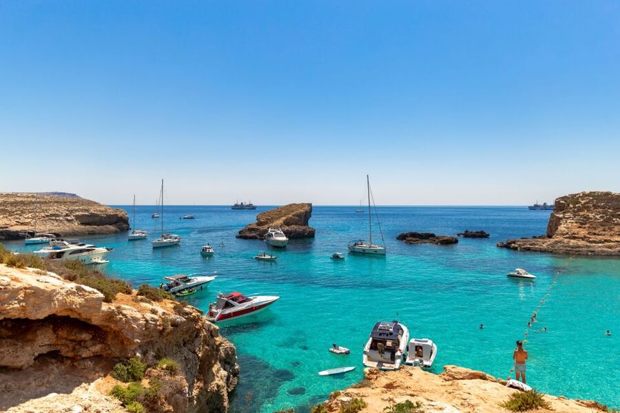 St Paul's Bay: Comino, Blue Lagoon, Gozo, & Caves Boat Tour - Cave Time: Crystal Lagoon Caves vs Santa Maria Caves (Weather Is the Boss)