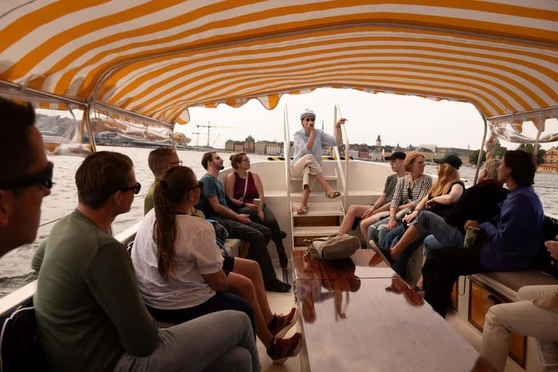 Stockholm: Guided City Sightseeing Open Electric Boat Tour - Key points to know before you go