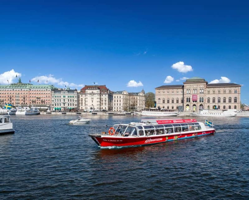 Stockholm: Royal Bridges & Canal Boat Tour with Audio Guide - Gamla Stan and Riddarholmen From the Water: Old Town at Eye Level