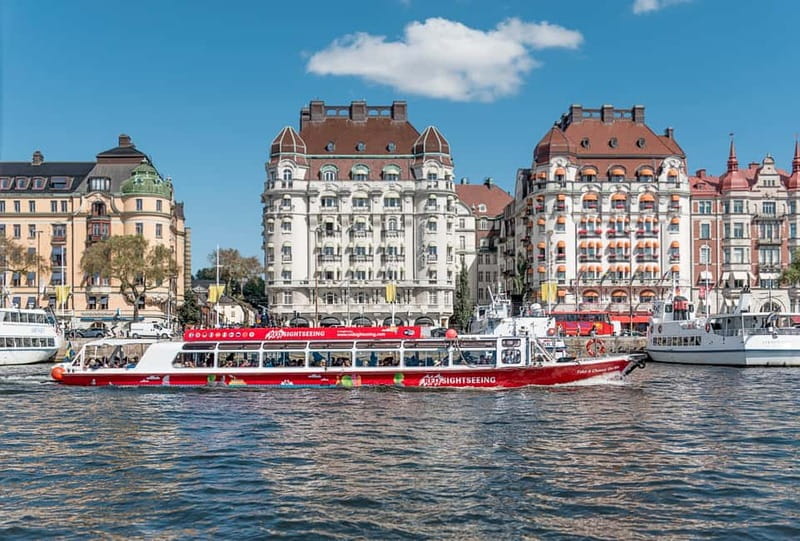 Stockholm: Royal Bridges & Canal Boat Tour with Audio Guide - The Djurgårds Canal Part: Where the City Turns Quiet