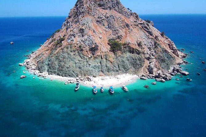 Suluada Boat Tour From Antalya (Maldives of Turkey) with Lunch & Hotel Transfer - The port and boarding scene near Adrasan: lots of boats, quick movement