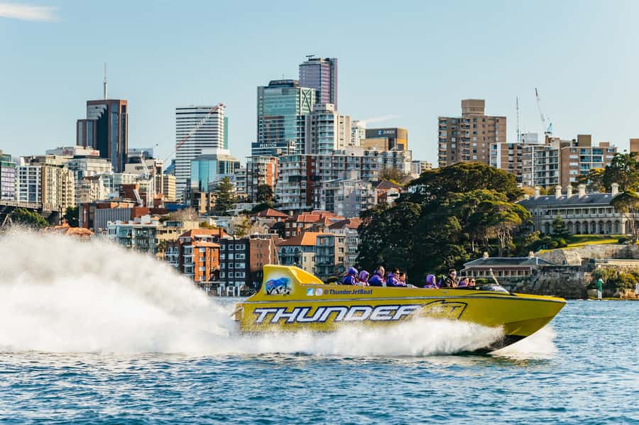 Sydney Harbour: Thunder Thrill Jet Boat Ride - From Circular Quay to Sydney Heads: How the 30 Minutes Flows