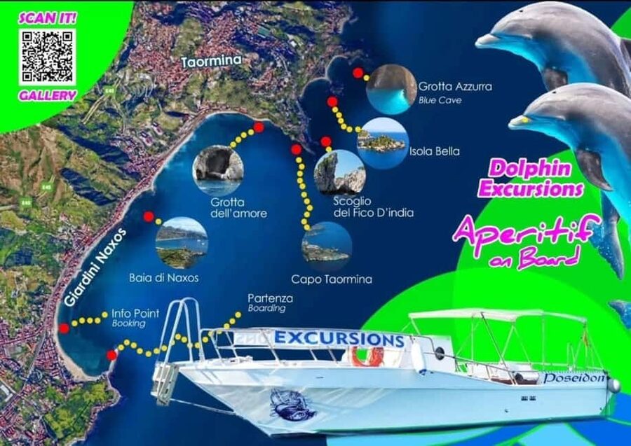 Taormina Giardini Naxos: Boat Tour with Aperitif & SwimMasks - White Lotus and other screen spots you’ll actually see