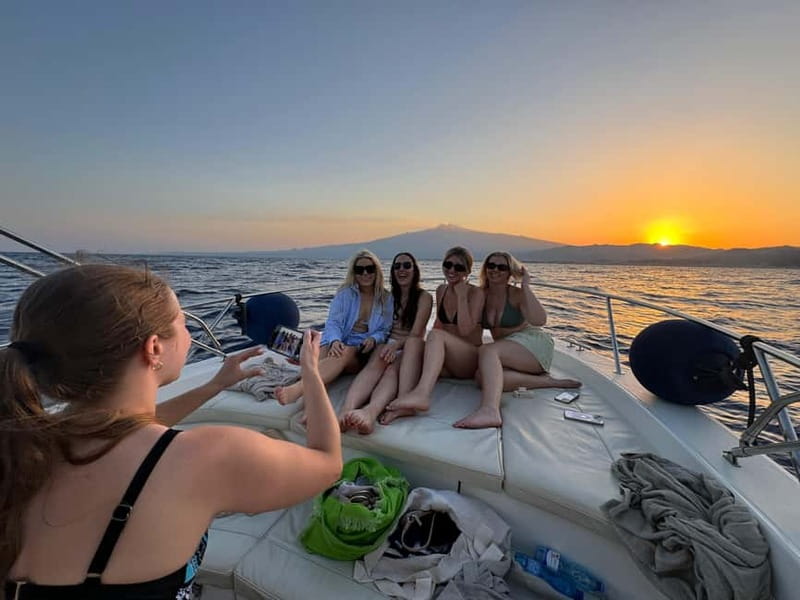 Taormina: Sunset Boat Tour with Dolphin Watching & Aperitif - First contact: meeting Graziella by Ristorante da Angelina