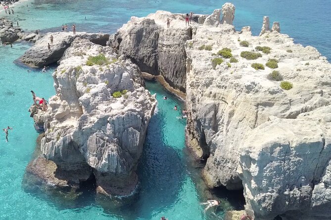 The best Boat Tour from Tropea to CapoVaticano, max 12 passengers - Praia di Fuoco, Capo Vaticano, and Grotticelle Lagoon Snorkeling