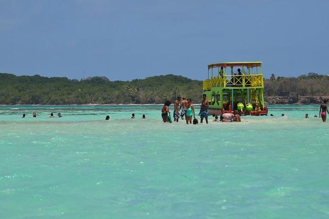 Tobago Buccoo Reef Glass Bottom Boat Tour - The “extra shoreline time” factor: Pigeon Point and No Man’s Land