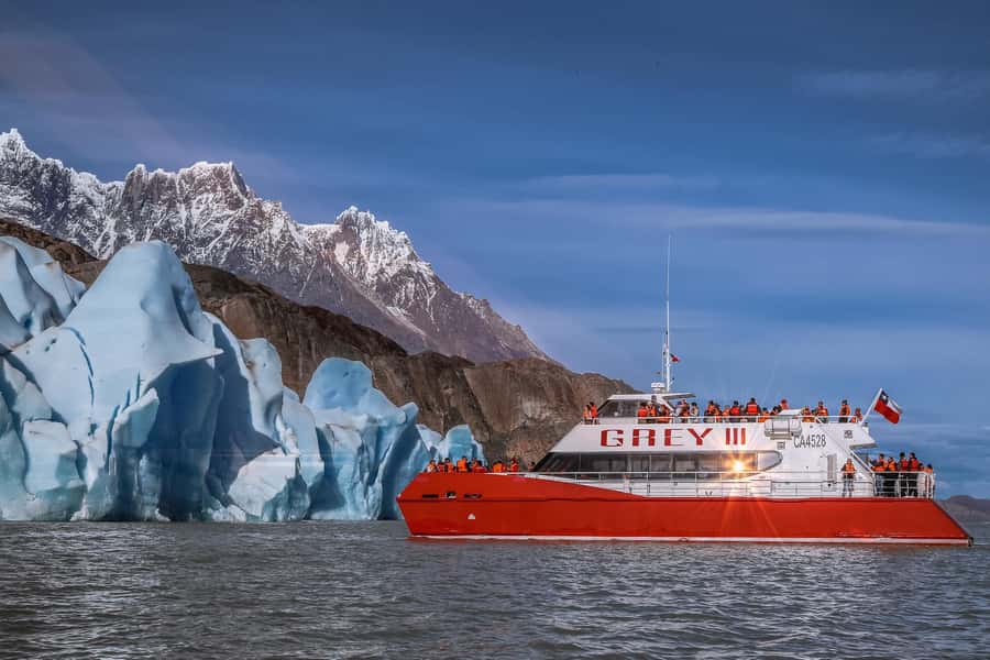 Torres del Paine: 3-Hour Scenic Boat Tour to Grey Glacier - Grey Glacier on Grey Lake: what you really came for
