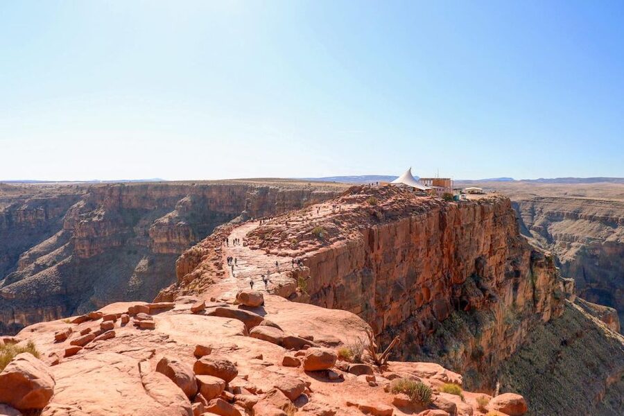 Vegas: Grand Canyon Airplane, Helicopter and Boat Tour - Grand Canyon West in One Crazy Day: Plane, Helicopter, and Boat