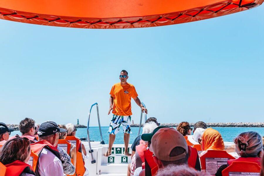 Vilamoura: Benagil Cave Boat Tour with Entry - Dolphins: When the Crew Can Find Them