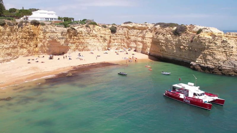 Vilamoura: Benagil Cave Boat Trip with Beach BBQ and Kayak - The Beach BBQ Break in the Albufeira Area: Food, Shade, and Water Time