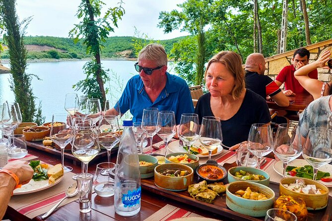Vineyards, Albanian Wine Tasting & Boat Tour from Tirana/Durres - Food on the day: Albanian appetizers and the lunch question