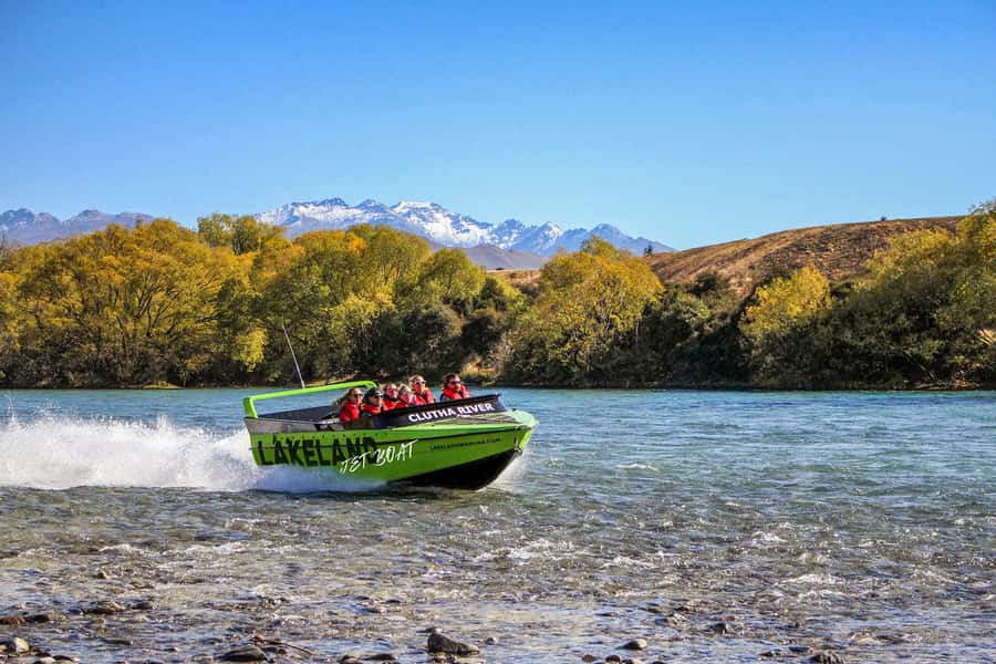 Wanaka: Jet Boat Ride on Clutha River - Hamilton Spin and River Maneuvers: Where the Adrenaline Comes From