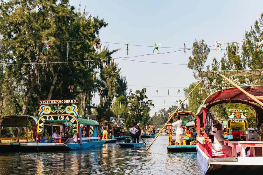 Xochimilco: traditional boat tour, culture, and fun. - Boarding the Trajinera: Souvenir, Drinks, and a Quick Safety Set-Up