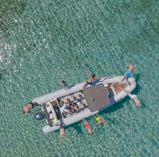 Zadar: RIB boat Tour to Hidden Bays with Snorkeling & Drinks - Stop 1: Frnaža Bay for Swimming and Included Snorkeling