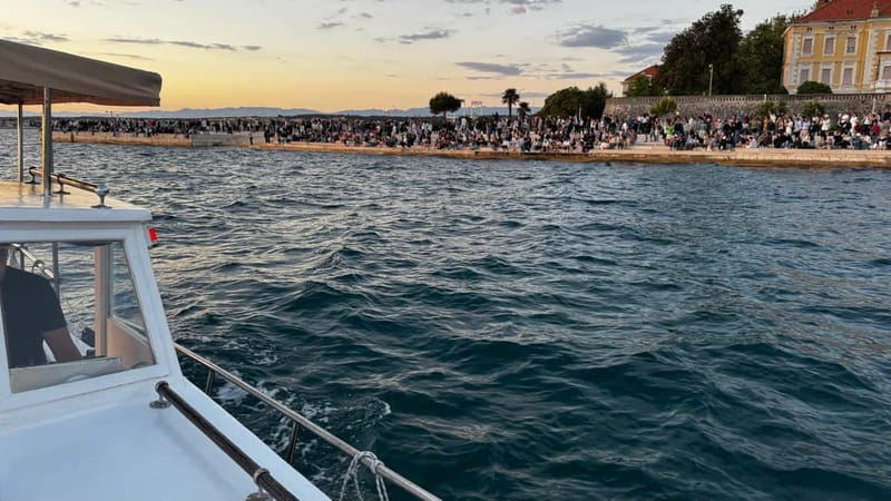 Zadar: Sunset boat tour with champagne - Choppy Water Happens: How to Prepare Without Making It a Big Deal