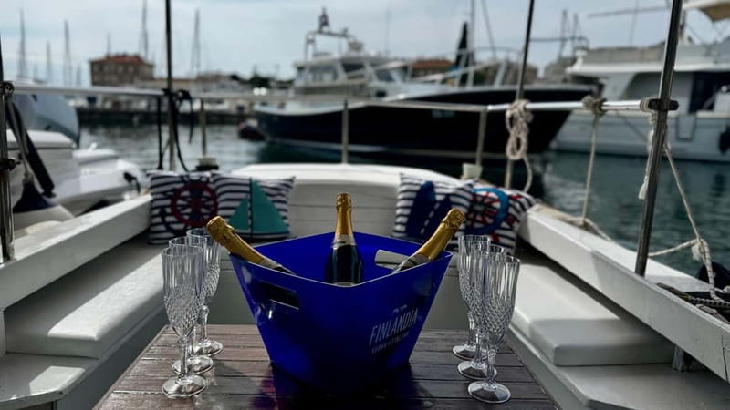 Zadar: Sunset boat tour with champagne - The Sea Organ Area: Your Golden-Hour Front Row Seat